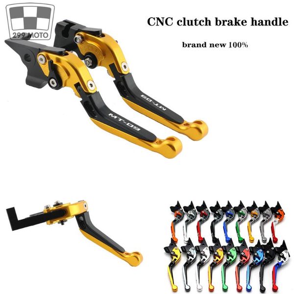 

motorcycle brakes foryamaha mt-09 2014-2021 cnc accessories adjustable folding extendable clutch lever mt09 mt 09 fz09
