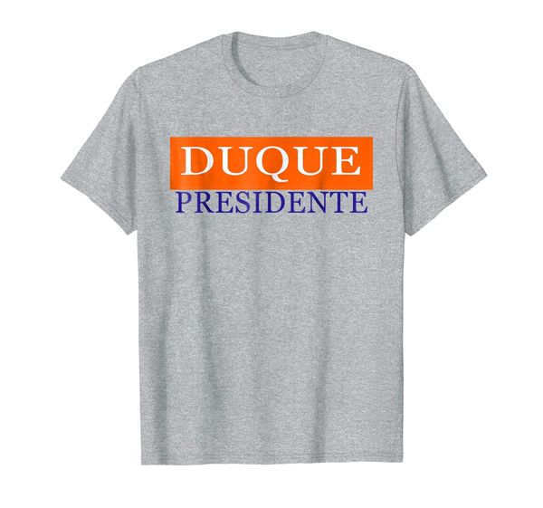 

ivan duque presidente de colombia elecciones 2018 t-shirt, White;black
