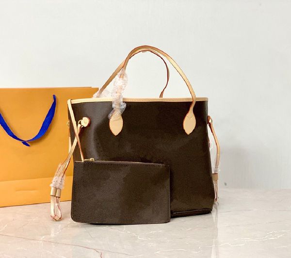 

21fw luxurys designers women handbag leather shoulder bag 2 piece set handbags purse fashion messenger bags shopping letterbag size 32cm