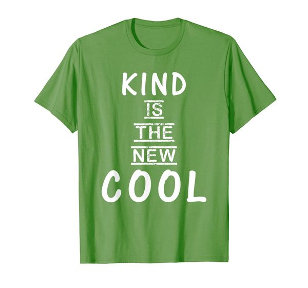 

kind is the new cool tee, sbullying kindness t shirt, White;black