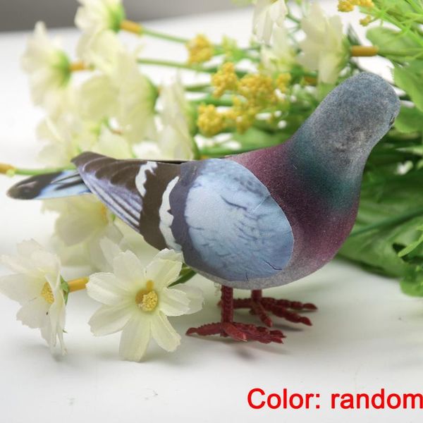 

decorative objects & figurines ornaments home decoration birds artificial garden carft fake mini removable compression foam model simulation