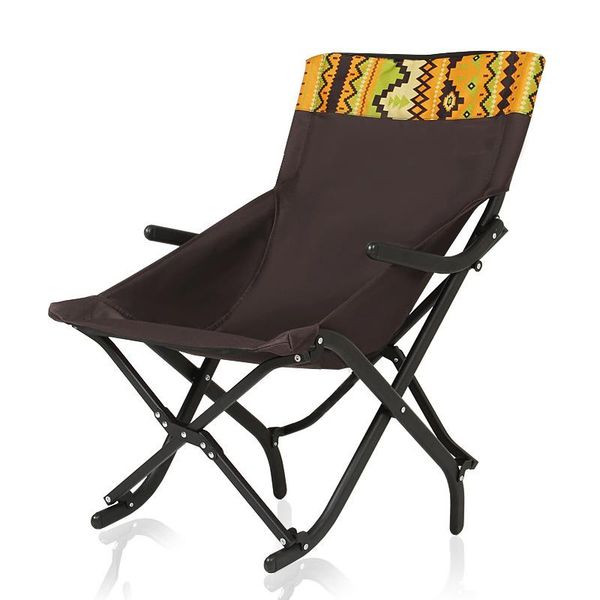 

camp furniture portable folding camping chairs with armrests aluminum beach chair oxford cloth fishing leisure picnic outdoor