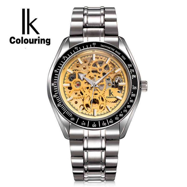

for automatic clock i colouring men mechanical clocks rvs gentlemen 2021 relogio masculino poison, Slivery;brown