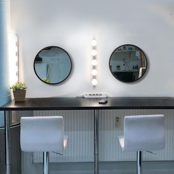 

table lamps moon makeup mirror lamp round moonlight wall decor bedside gift bedroom bathroom home room decoration creative night light