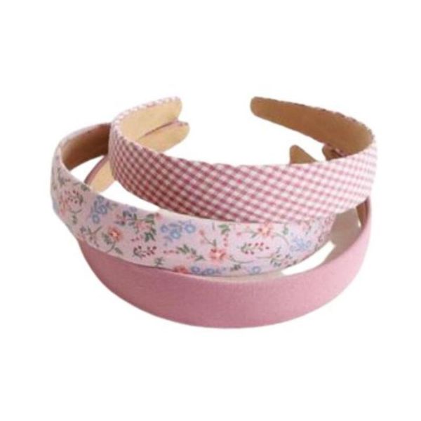 

hair clips 3 pieces korean band flower plain floral hairband decoration accessories for women