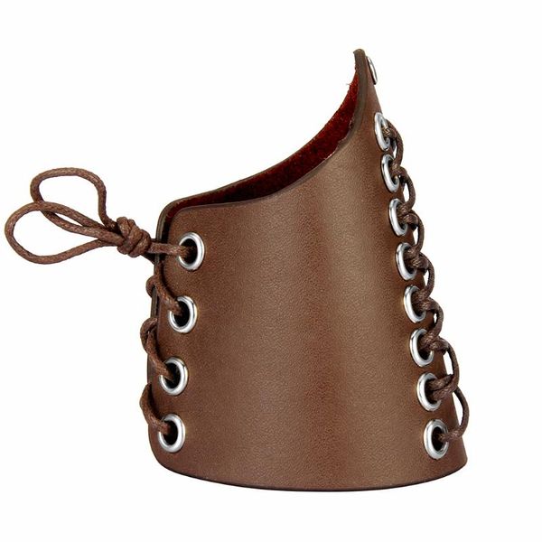 

tennis faux leather arm guards medieval knight bracers  laces adjustable punk biker wristband, Golden;silver