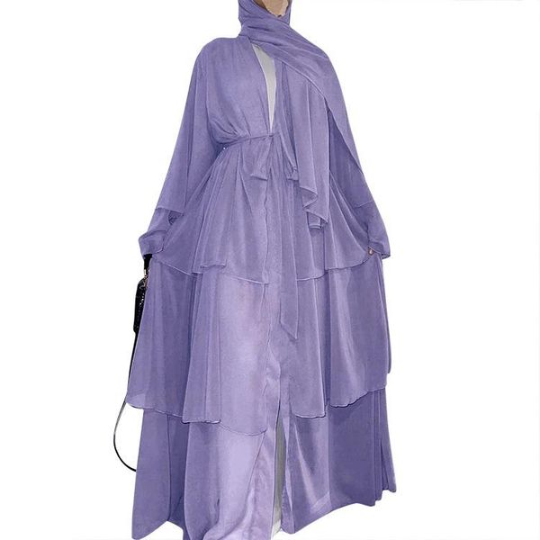 

ethnic clothing chiffon open abaya dubai turkey kaftan muslim cardigan abayas dresses for women casual robe kimono femme caftan islam, Red