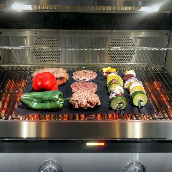 Barbekü Aksesuarları Izgara Mat Dayanıklı Yapışmaz Barbekü Paspasları Yeniden Kullanılabilir 40*33cm Pişirme Tabakları Mikrodalga Fırın Dış Rosto Aracı