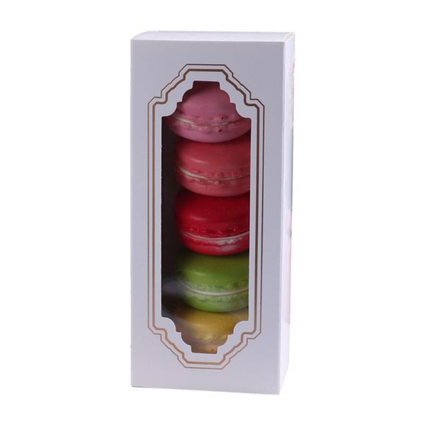 

gift wrap 10pcs/set diy with window home decoration party chocolate holder baking accessories macarons box wedding cake packaging