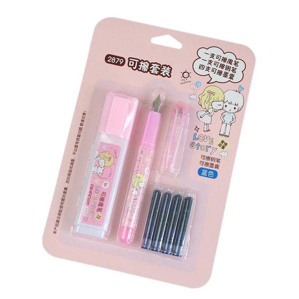 

fountain pens cute erasable pen + ink 0.5mm medium f nib office stationery student school supplies
