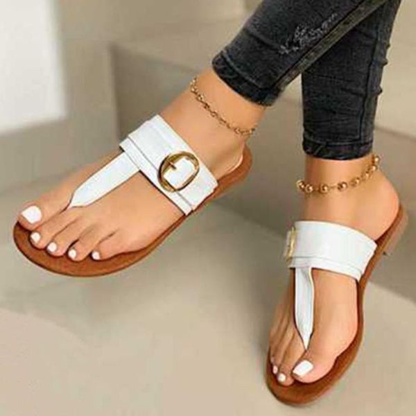 

concise decorating shoes casual low heel summer slippers women classic summer rome flat slides 2021, Black