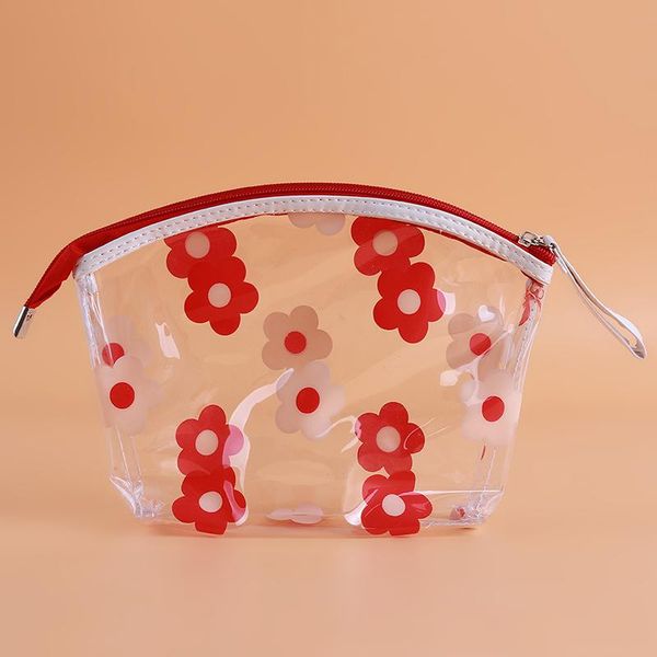 

new women girls pvc cosmetic bag makeup bags transparent waterproof clear organizer pouch beauty travel portable makeup bag