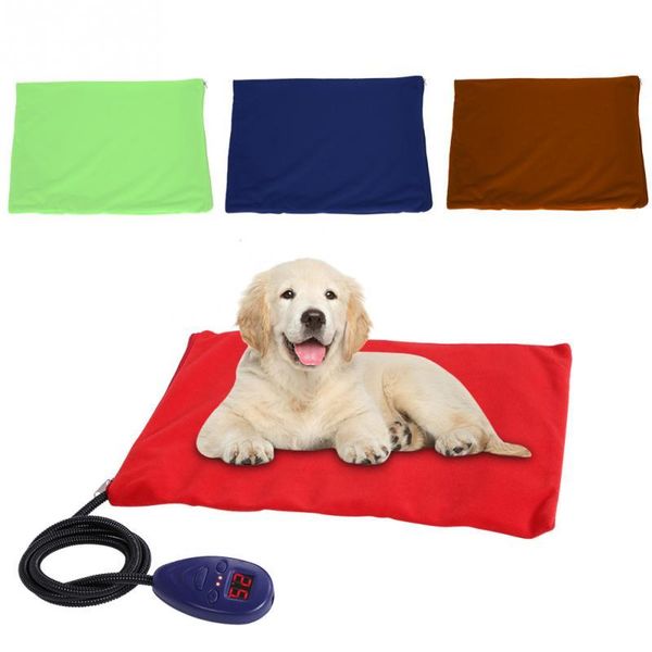 

12v household pet heating pad electric warmer thermal waterproof heat mat adjustable temperature winter pet warm mat