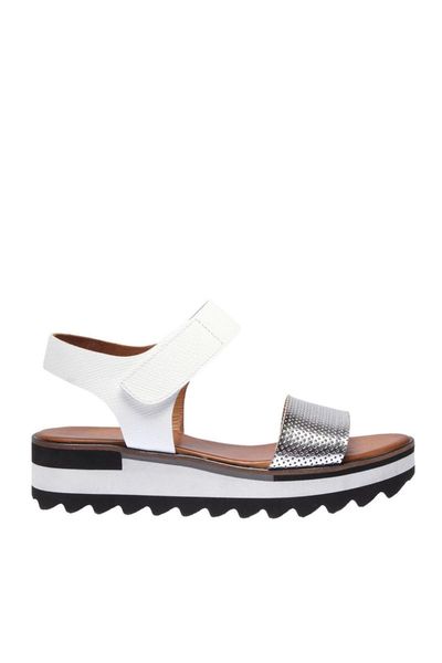 

sandals genuine leather white women 's 120130001666, Black