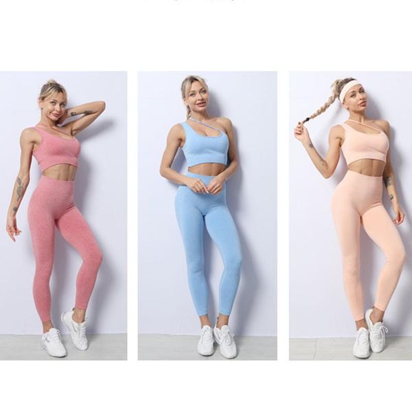 

new women's sports suits seamless women yoga set bra and high waist sport leggings gym clothes sport suit gym suit fitness, White;red