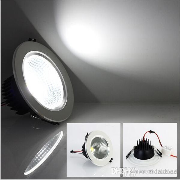 

dimmable led recessed lights cob led down lights 5w/7w/9w/12w indoor lights ac85-265v warm/cool white ceiling light