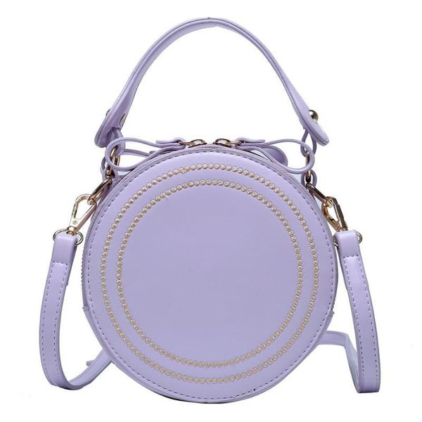 

quality handbags round bag high women fashion crossbody bags for female women's shoulder bag tote leather pu simple tfecj