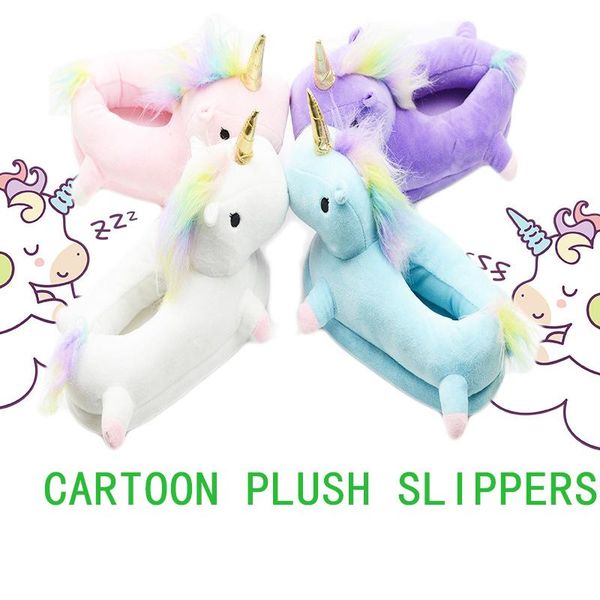 

slippers women furry cartoon lovely shoes winter home floor junior, Black