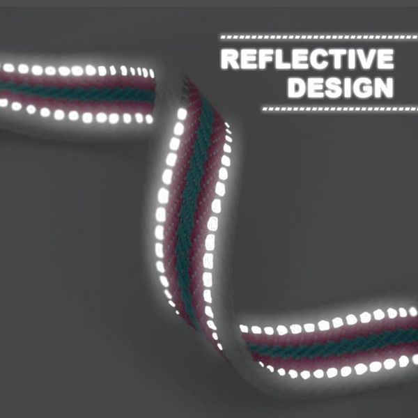 

4 colors dog leash lead nylon reflective pet puppy walking lead soft padded running training leashes rope for small med qylqln