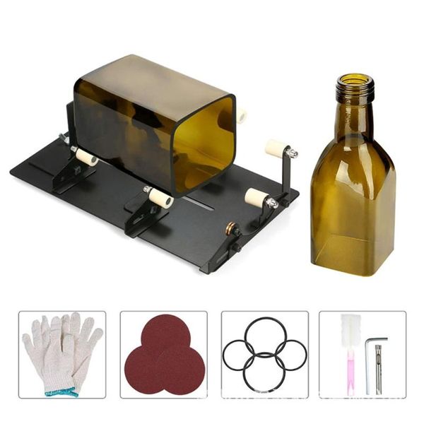 

professional hand tool sets adjustable diy glass bottle cutter tools set square round wine beer cups cutting g6da