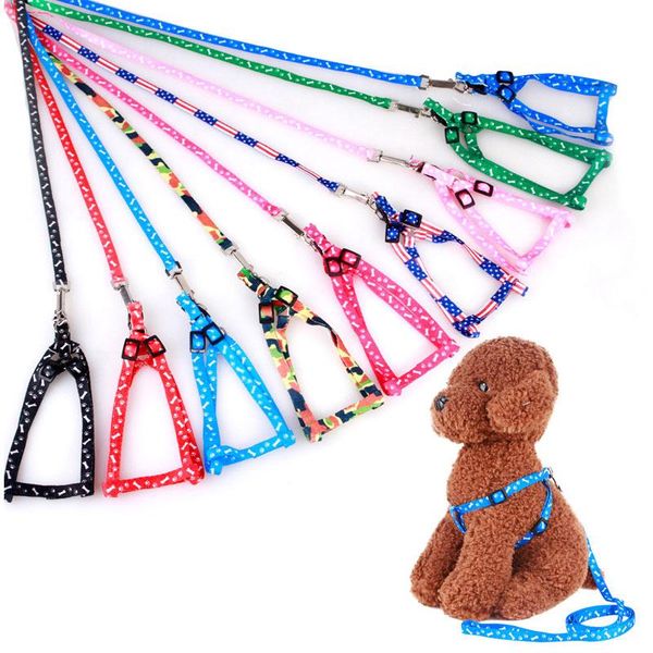 

dog collars & leashes harness pet adjustable puppy collar for small dogs cat medium accessories outdoor walk