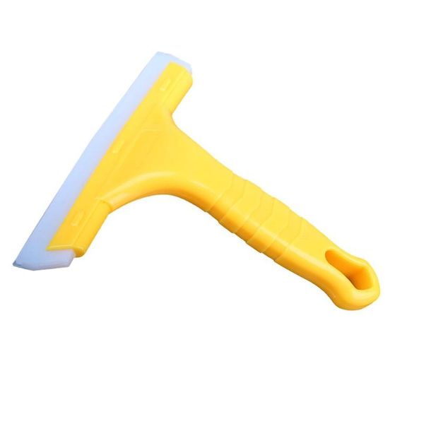

car sponge convenient rubber scraper yellow defrost scrapers lightweight automobile repair