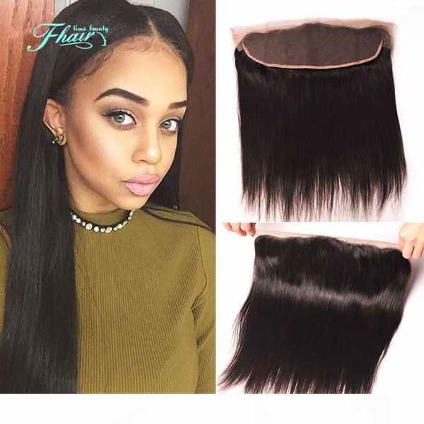 

peruvian lace frontals with baby hair afro straight italian coarse 13x4 ear to ear full lace frontal closure, Black;brown