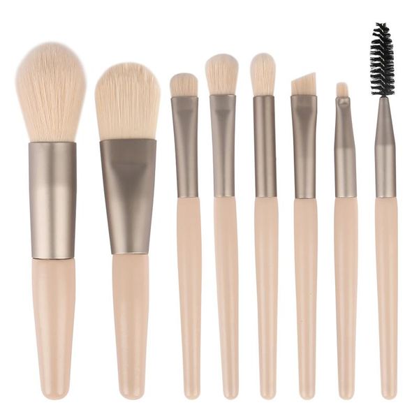 

nail art kits fashion portable makeup brush set foundation eye shadow 8pc make up pincel maquiagem