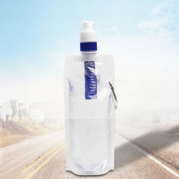

water bottles & cages foldable filter bottle with bag for hiking