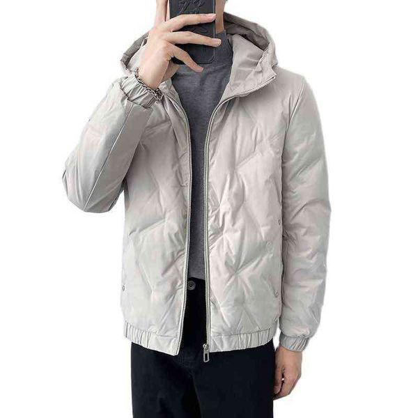 Canada Autunno e inverno Piumino casual da uomo nuovo Versione facile della giacca con cappuccio + Tasca con cerniera Decorazione L-5XL G1115