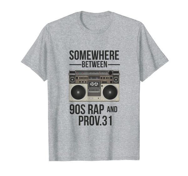 

somewhere between 90s rap and proverbs 31 vintage tee, White;black