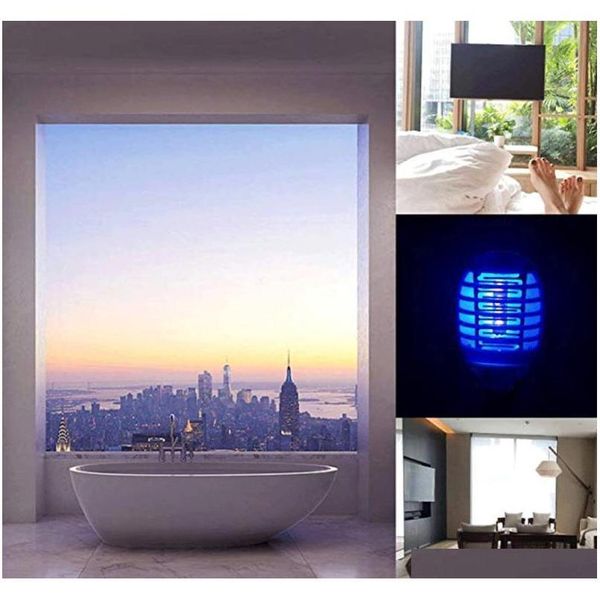 

2pcs mosquito killer lamp bug zapper electronic insect killer indoo jlldyb ladyshome