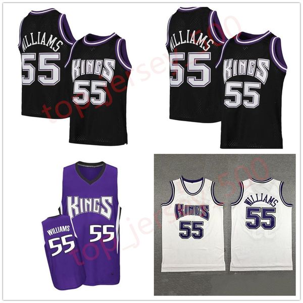 

men basketball jersey55 jason williams, Black;red
