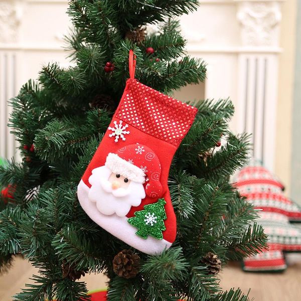 

christmas decorations 1 pcs stockings santa snowman pendant for home merry tree ornaments navidad 2021