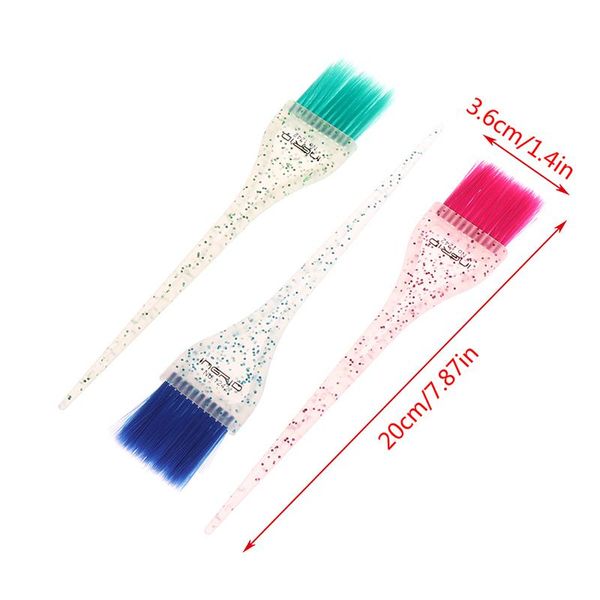 

hair brushes hairdressing dyeing cream brush coloring bleaching salon comb, Silver