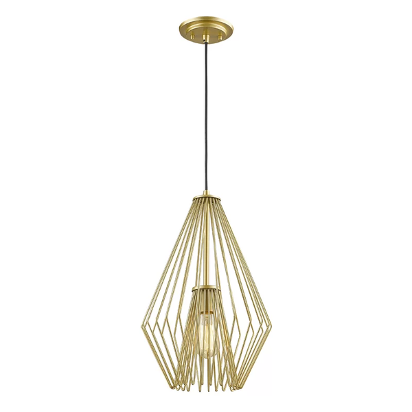 

pendant lamps postmodern minimalist creative art living room wrought iron personality special-shaped cage golden hanging lamp