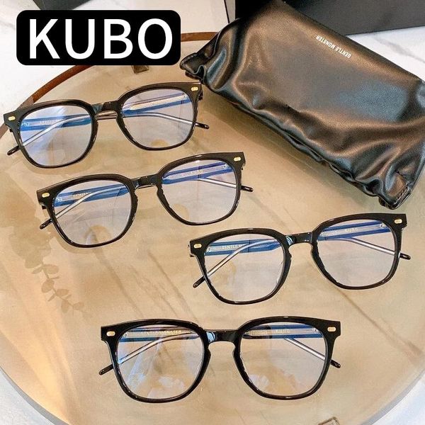 

fashion sunglasses frames gentle monster glasses frame women blue light blocking prescription designer myopia kubo clear eyeglasses gm for m, Black