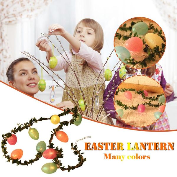

party decoration 10/20 led light easter eggs decor wedding string lights battery-driven home without batteries
