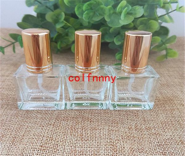 

100pcs/lot fast shipping 10ml square spray perfume bottles,10cc glass perfume bottles,comestic packaging container