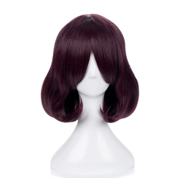 

king glory gothic rose luna cosplay wig fuchsia gabon, Black