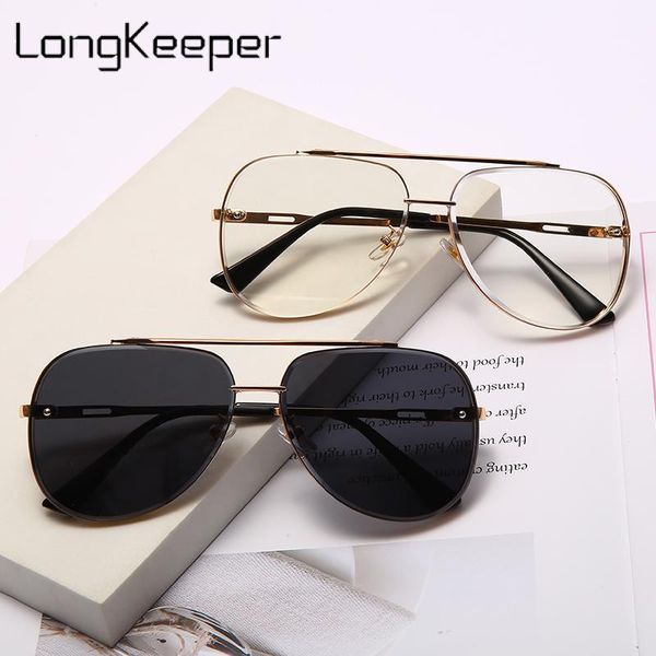 

sunglasses classic pilot men women metal frame oval gradient cutting lens driving glasses vintage eyewear oculos uv, White;black