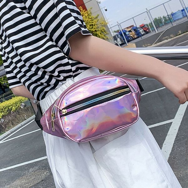 

new women girls waist fanny pack belt bag travel hip bum bag phone chest pouch