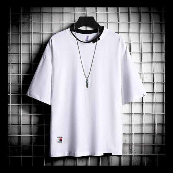 

men's t-shirts mens 2021 clothing hip hop t-shirt summer, White;black