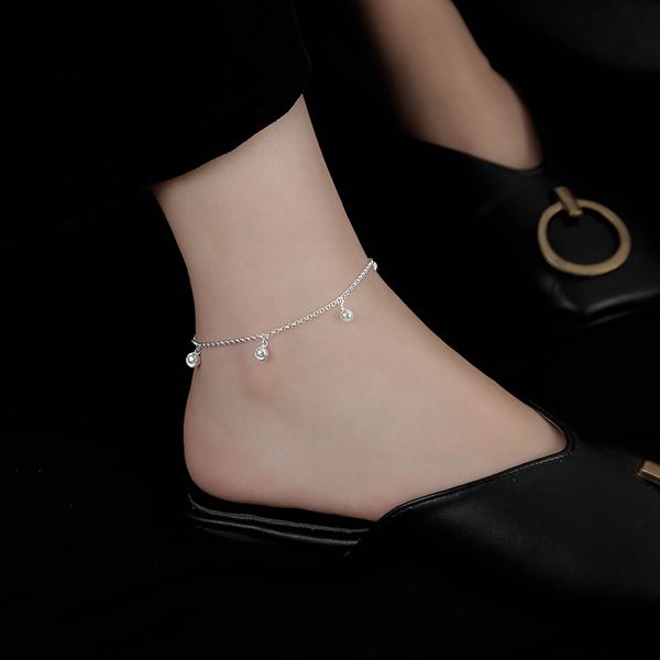 

anklets female will bell ring, a voice web celebrity anklets anklets female new children with silver