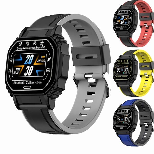 Nuova Smart Band B2 Uomini Donne Sport Smartwatch Bluetooth Chiamata Smart Watch Verco acustico Cardiofrequenzimetro Monitor Pressione sanguigna Smartband Orologio