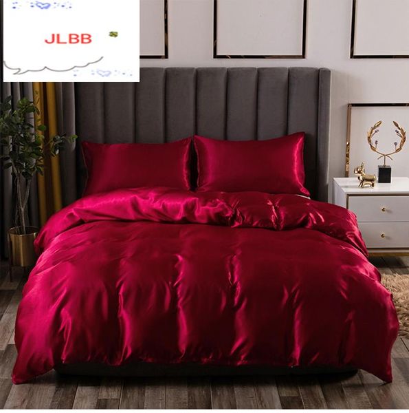 

bedding sets luxury satin bed sheets imitation silk set soft duvet cover  king linens pillowcases for home textile ropa de cama