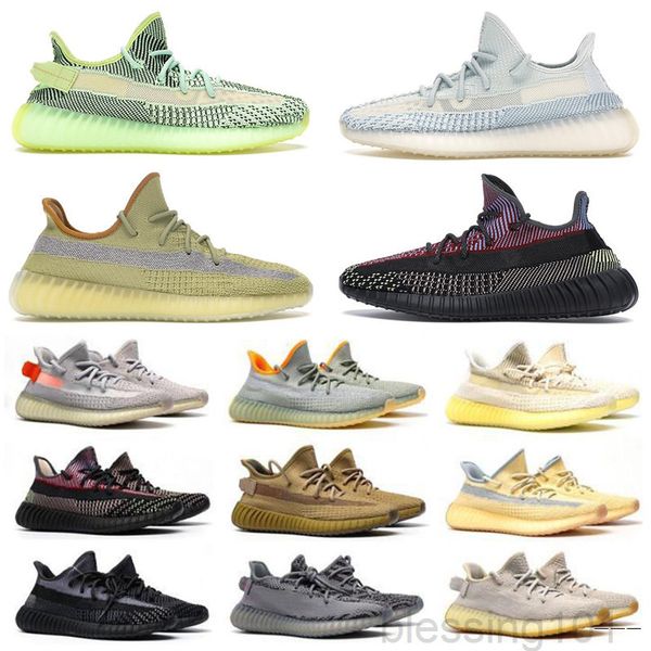 

v2 static clay sesame true form hyperspace men women casual shoes kanye west beluga 2.0 orange bred sports sneakers 36-45 k222