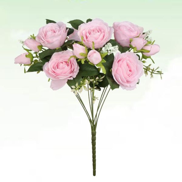 

simulated persian rose artificial flower bundle pgraphy prop for bouquet home office wedding decoration )