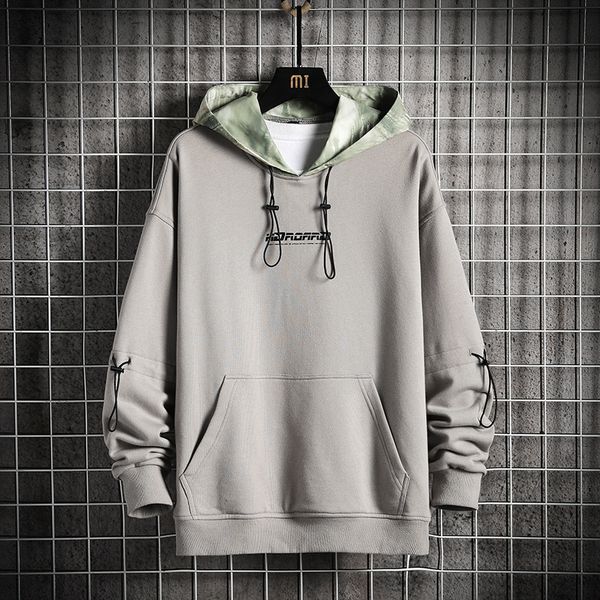 

2021 new men's hoodie tie-dye hip hop patchwork o-neck long sleeves hoodies blouse male black white casual sweatshirts 7j64