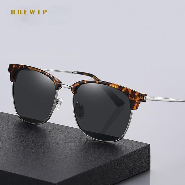 

sunglasses rbewtp polarized fashion men's trend big frame 3316, White;black